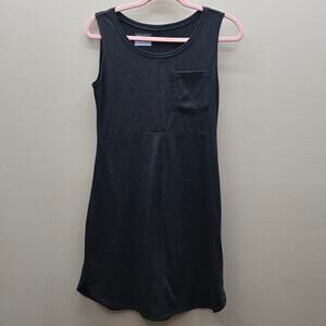 Columbia Omni-Wick Women's Heathered Sleeveless Knit Dress Dark Gray Size XS